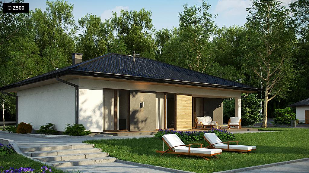 Z368 - parterowa rezydencja z tarasem o powierzchni 138 m²